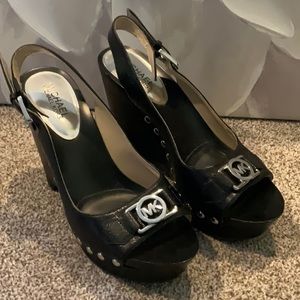 High wedge heel- barely worn!